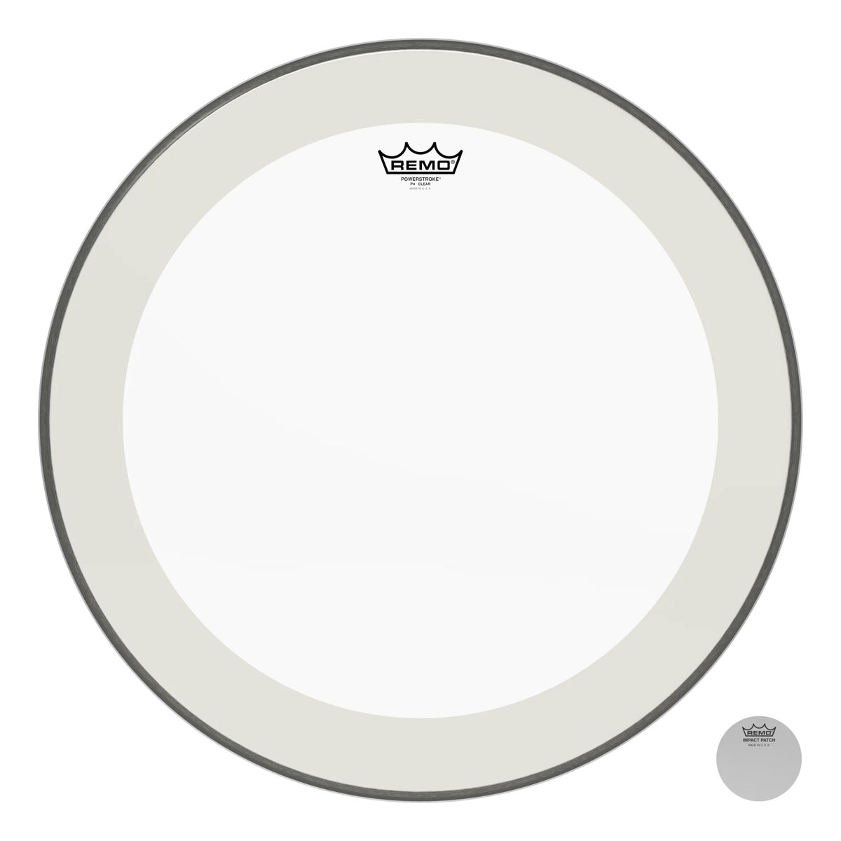 Remo Powerstroke P4 Clear Bass Drumhead - 22"