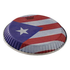 11 3/4" Remo Symmetry Skyndeep D3 Puerto Rico Flag Graphic Conga Head