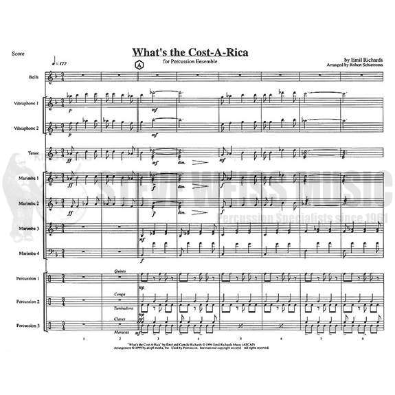 Richards-What's the Cost-a-Rica arr. Schietroma (SP)-B/2V/3-4