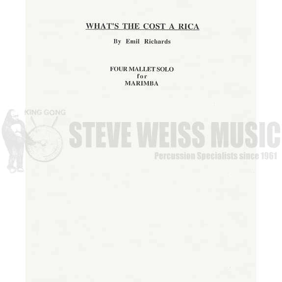 Richards-What's the Cost-a-Rica (Solo)-M