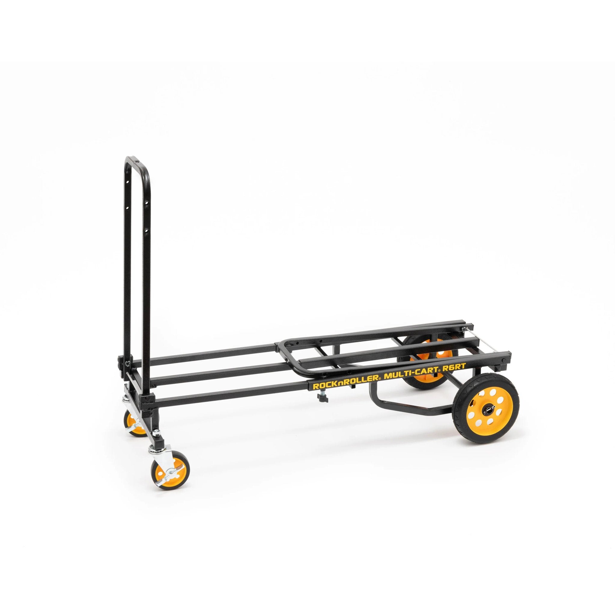 RockNRoller Multi-Cart Mini R6RT Long 4 Wheel Cart with Single End