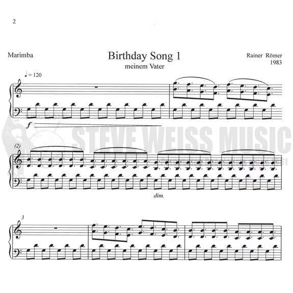 Romer-Two Birthday Songs-M