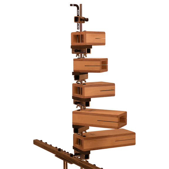 Ron Vaughn Asonesprit Vertical Temple Blocks (Set of 5)