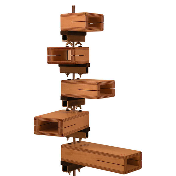 Ron Vaughn Asonesprit Vertical Temple Blocks (Set of 5)