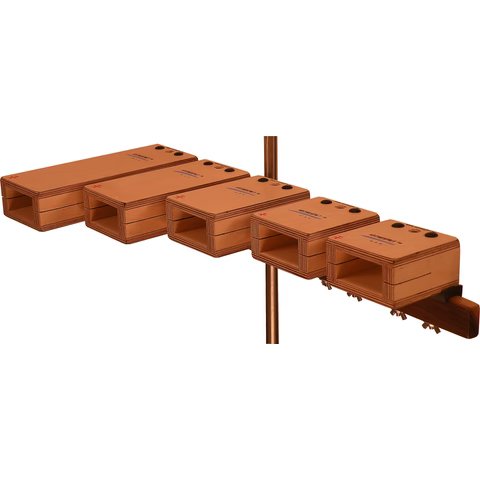 Ron Vaughn Percussion Western Redwood Bass Temple Blocks TP-990