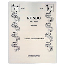 Rondo for Solo Timpani Dan Kosko Cover Page