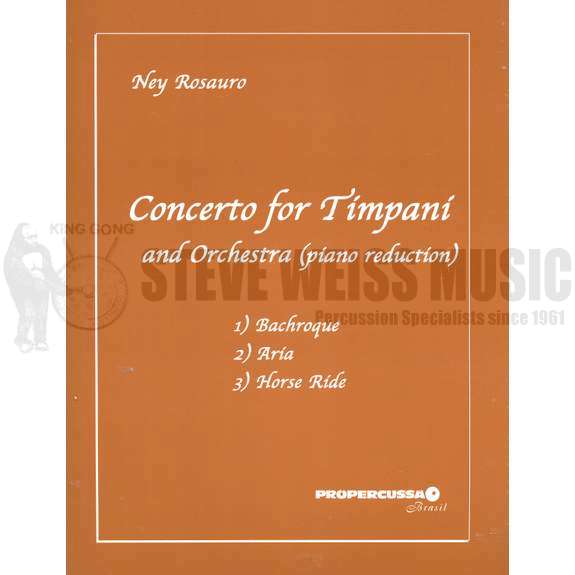 Rosauro-Concerto for Timpani and Orchestra (Piano Reduction) - 5T/PN SP