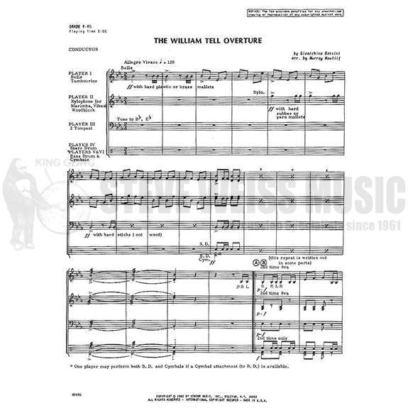 Rossini-William Tell Overture (SP)-Houllif-P/T/X/B