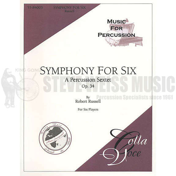 Russell, R.-Symphony for Six (P)-P/C/B/V/X/4T