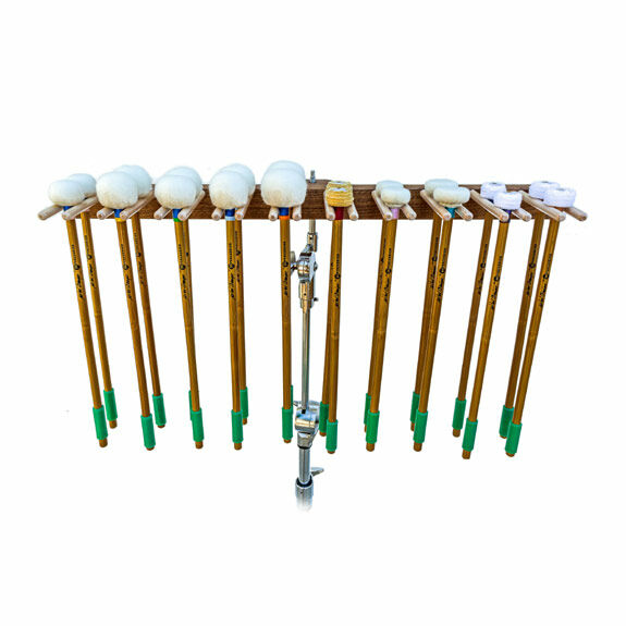 Rustic Percussion Mallet Rack - 10 Pairs