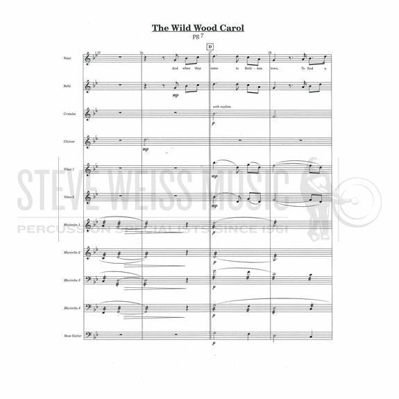 Rutter-Wild Wood Carol, The arr. Steinquest (SP)-B/2V/C/ Cro./X/2M/BG/AVX