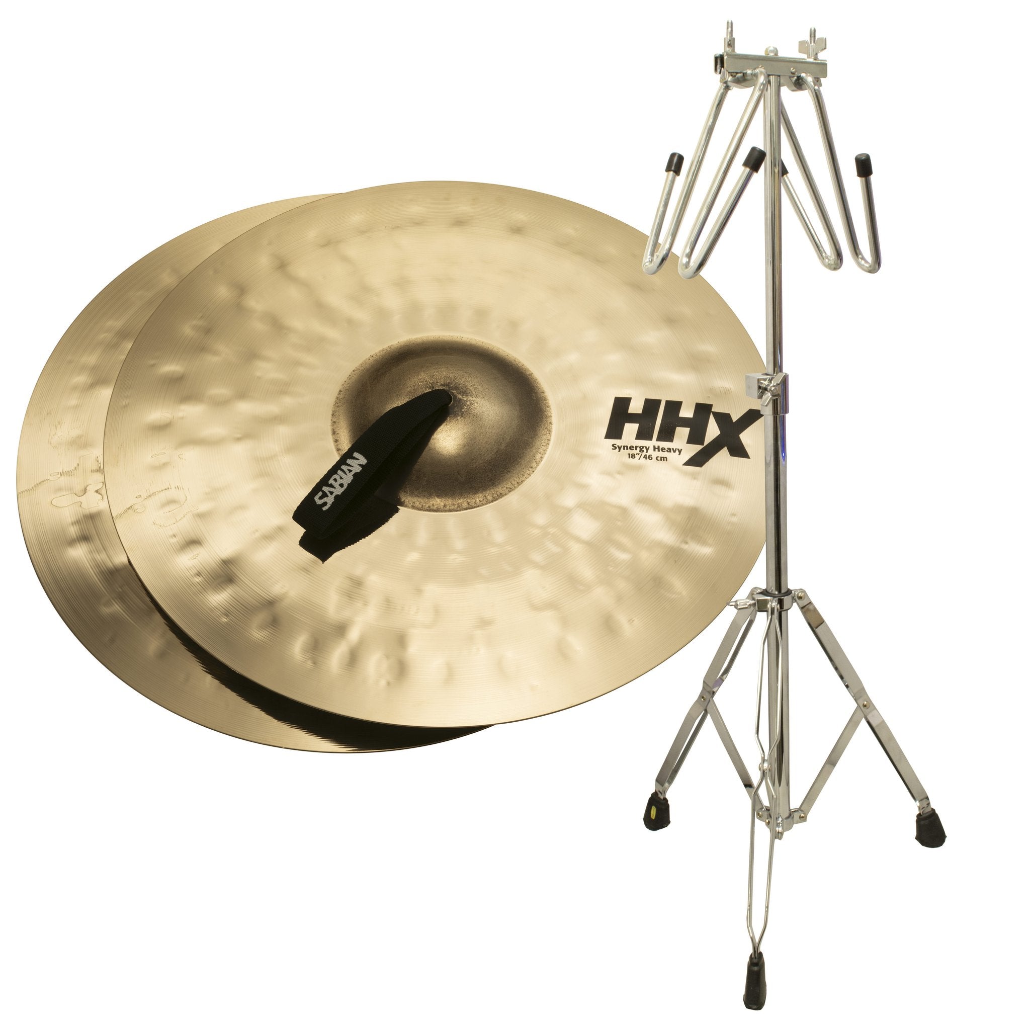 Sabian 18" HHX Synergy Heavy Cymbals with FREE Liberty One Cymbal Cradle Stand-11894XBH+STAND