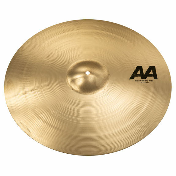 Sabian 21" AA Raw Bell Dry Ride Cymbal (Brilliant)