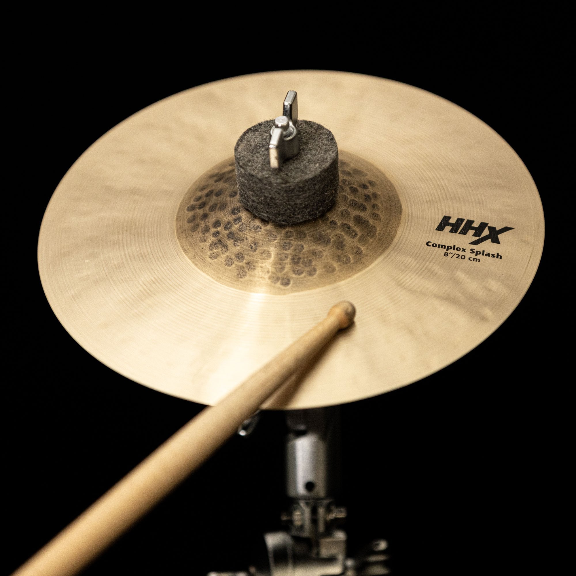 Sabian 8" HHX Complex Splash Cymbal on Stand with Drumstick