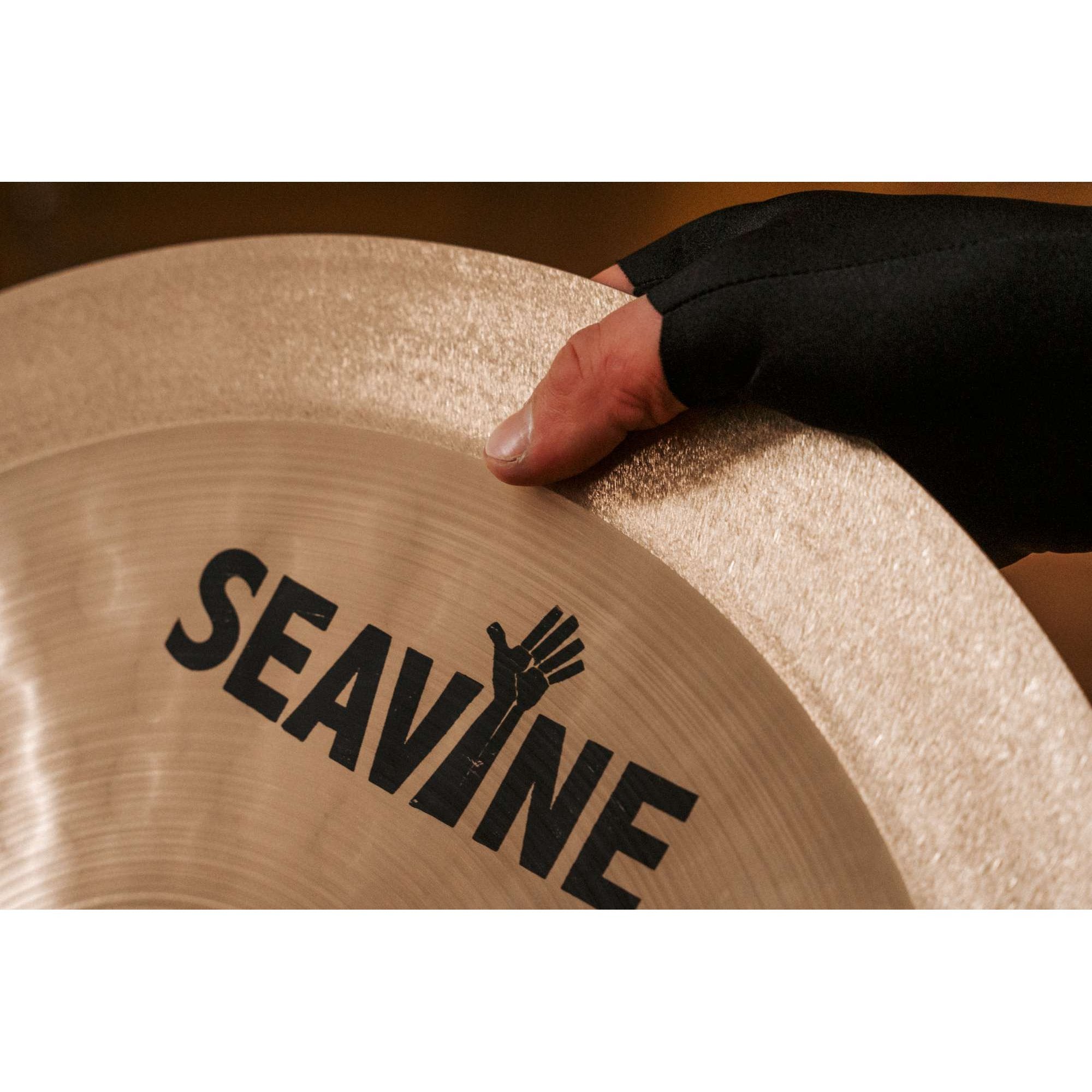 Sabian Seavine 18" AV Marching Cymbals Grip Zone Close-Up
