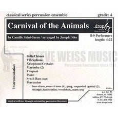 Saint-Saens-Carnival of the Animals arr. Diko (SP)-B/V/ Cro./X/2M/4T/P/PN/opt. synth.