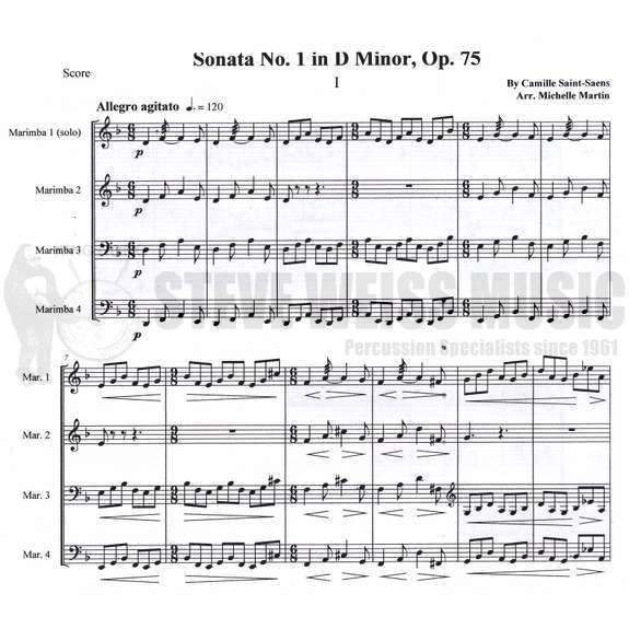 Saint-Saens-Sonata No. 1 Op. 75 arr. Martin (SP)-4M