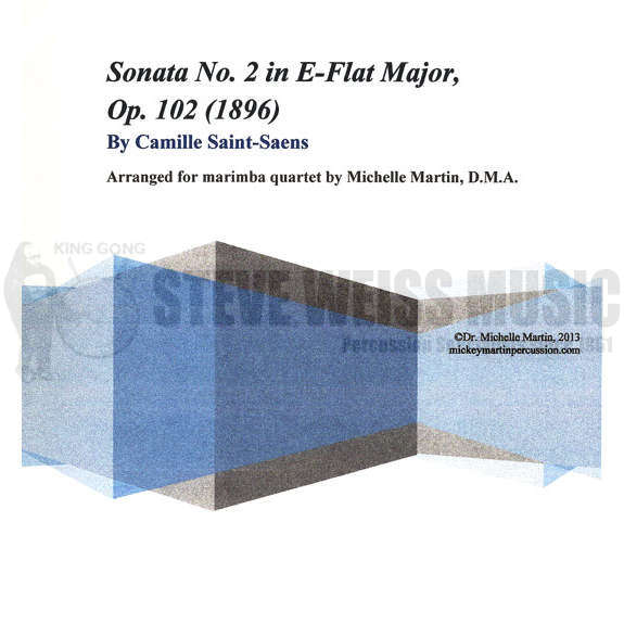 Saint-Saens-Sonata No. 2 in E-flat Majour Op. 102 arr. Martin (SP)-4M