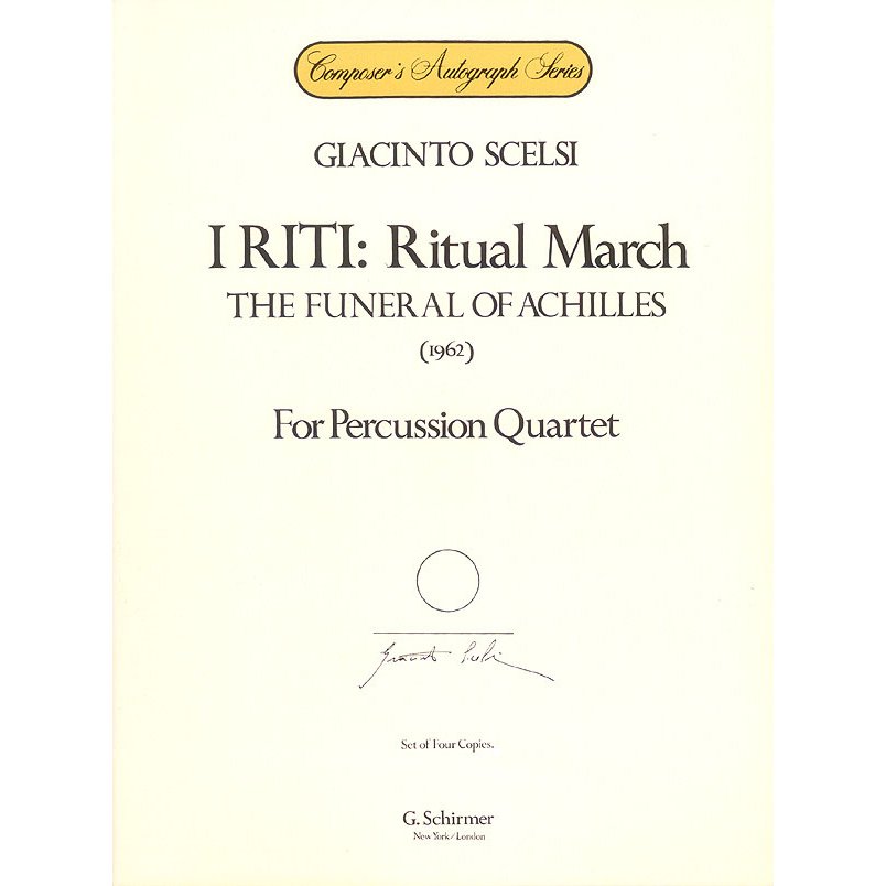 Scelsi-I Riti: Ritual March(2S)-P