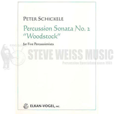 Schickele-Percussion Sonata No. 2 "Woodstock" (SP)-B/V/X/ 2M/P