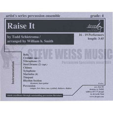 Schietroma-Raise It arr. Smith (SP)-B/2V/C/opt. Cro./X/4M /4T/P/opt. Steel drs./BGT