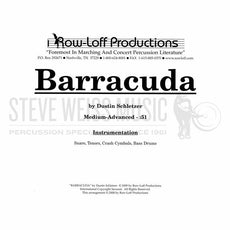 Schletzer-Barracuda (SP w/tutor tracks)-Drumline