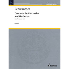 Schwantner-Concerto (Solo percussion part ONLY)