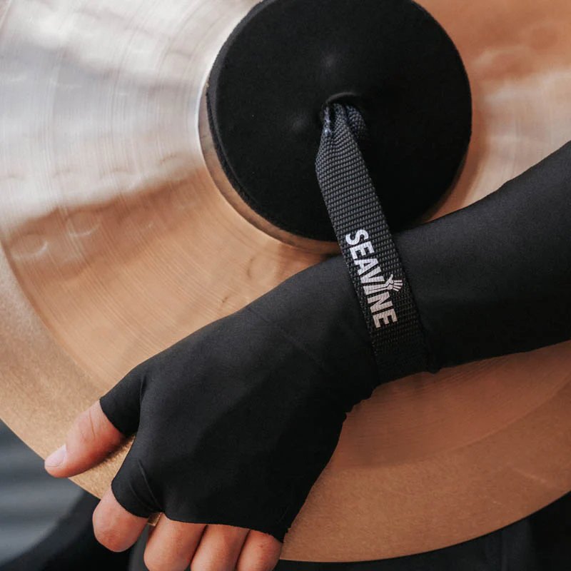 Seavine Black Cymbal Strap with Gloves