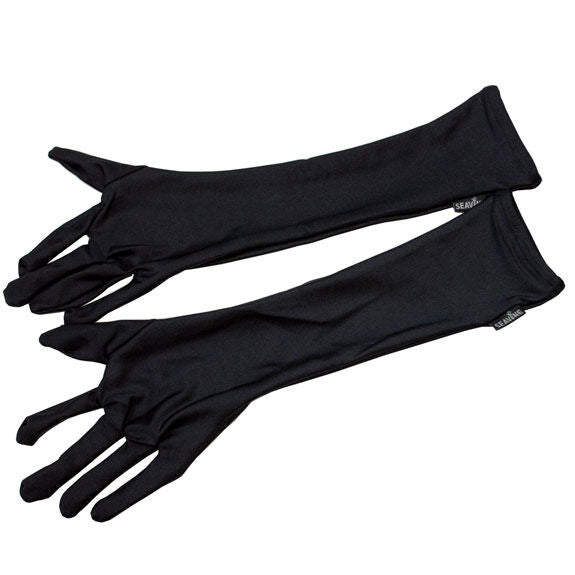 Small - White - Seavine Hornline Gloves, Long Full Hand
