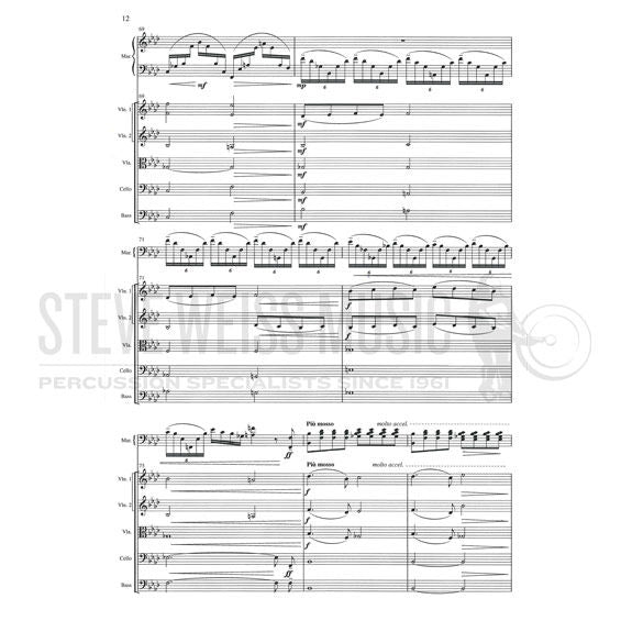 Sejourne-Concerto for Marimba & Orchestra 2015 FIRST MOVEMENT ONLY (Score)-M/Orch