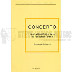 Sejourne-Concerto for Vibraphone (SP)-V/PN Red.
