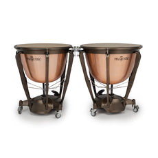Set of 2 Majestic Symphonic Series Polished Copper Timpani - 26"/29" - Image 1