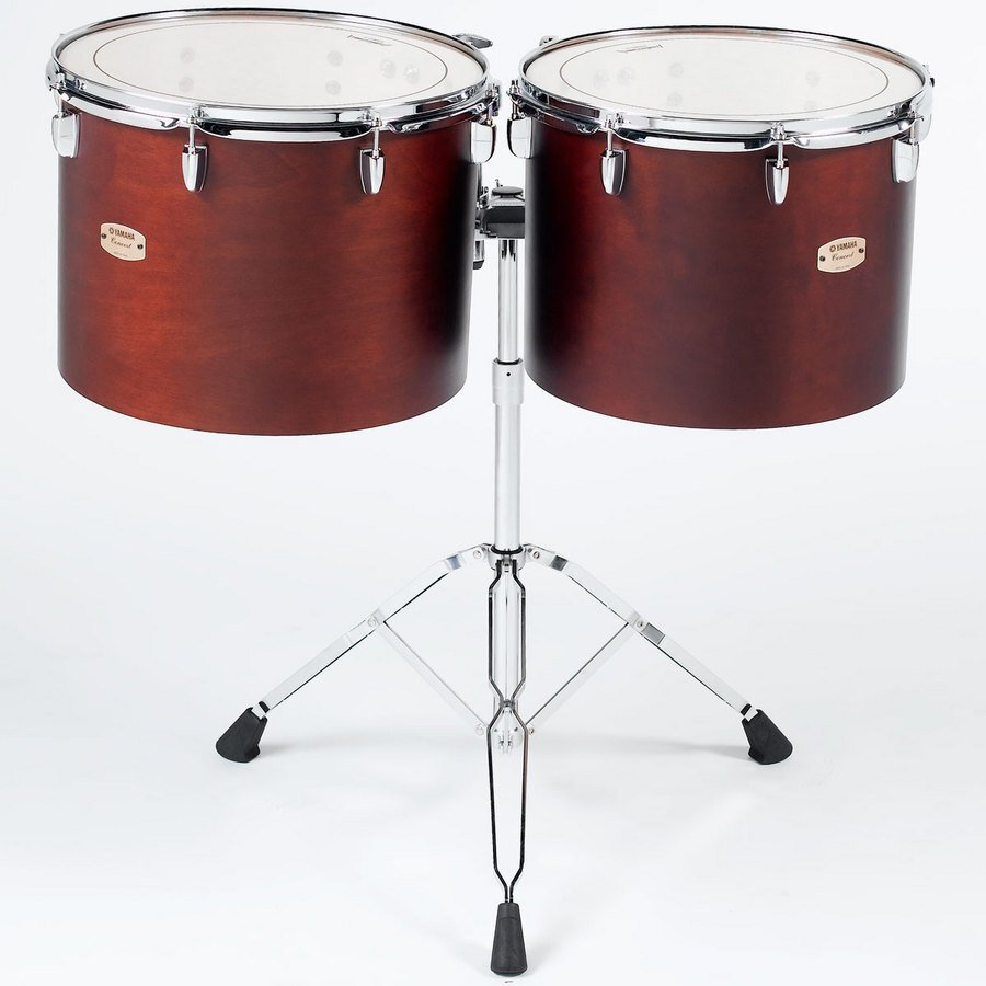 Set of 2 Yamaha CT-8000 Series Single-headed Concert Toms with WS865A Stand - 15"/16"