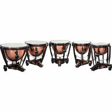 Set of 4 (23/26/29/32) Bergerault Grand Professional Timpani - Polished Parabolic Copper Bowl (Set of 4)
