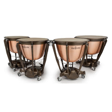 Set of 4 Majestic Symphonic Series Polished Copper Timpani - 23"/26"/29"/32" - Image 1
