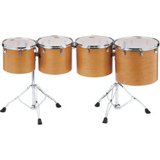 Set of 4 Tama Concert Toms with Stands - Low-Pitched - 12"/13"/14"/16"