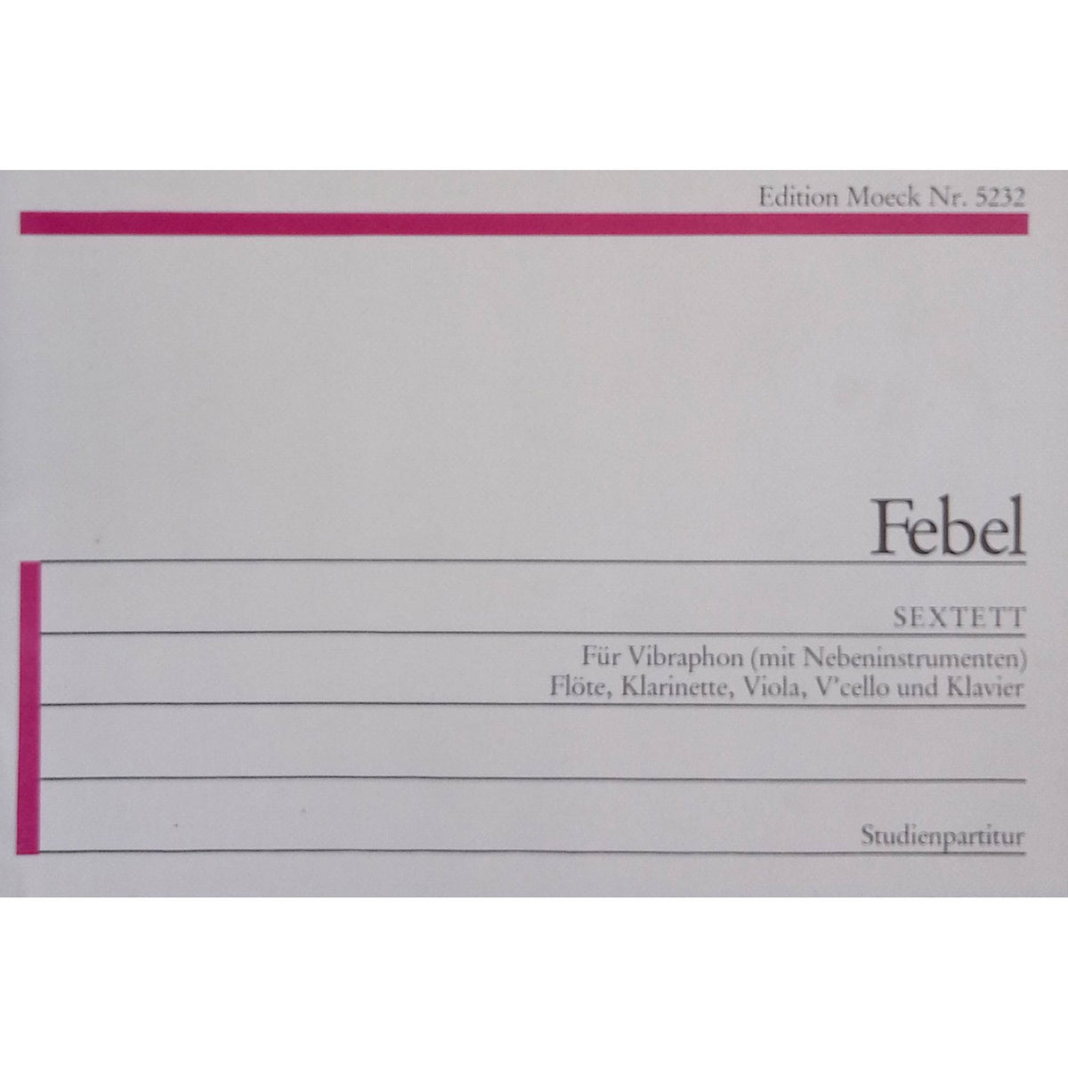 Sextett by Reihard Febel
