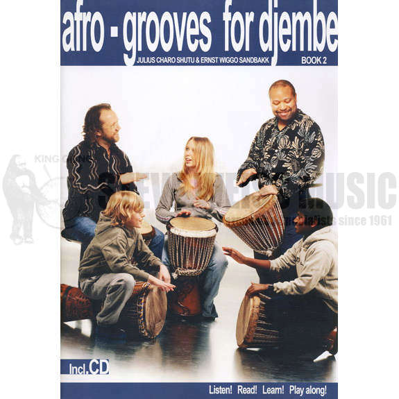 Shutu/Sandbakk-Afro-Grooves for Djembe book 2 (CD)