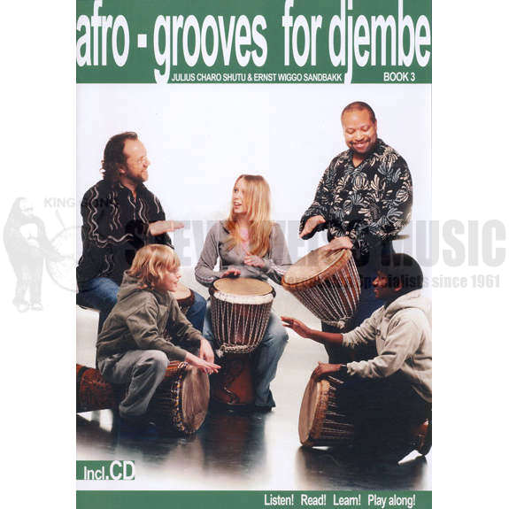 Shutu/Sandbakk-Afro-Grooves for Djembe book 3 (CD)