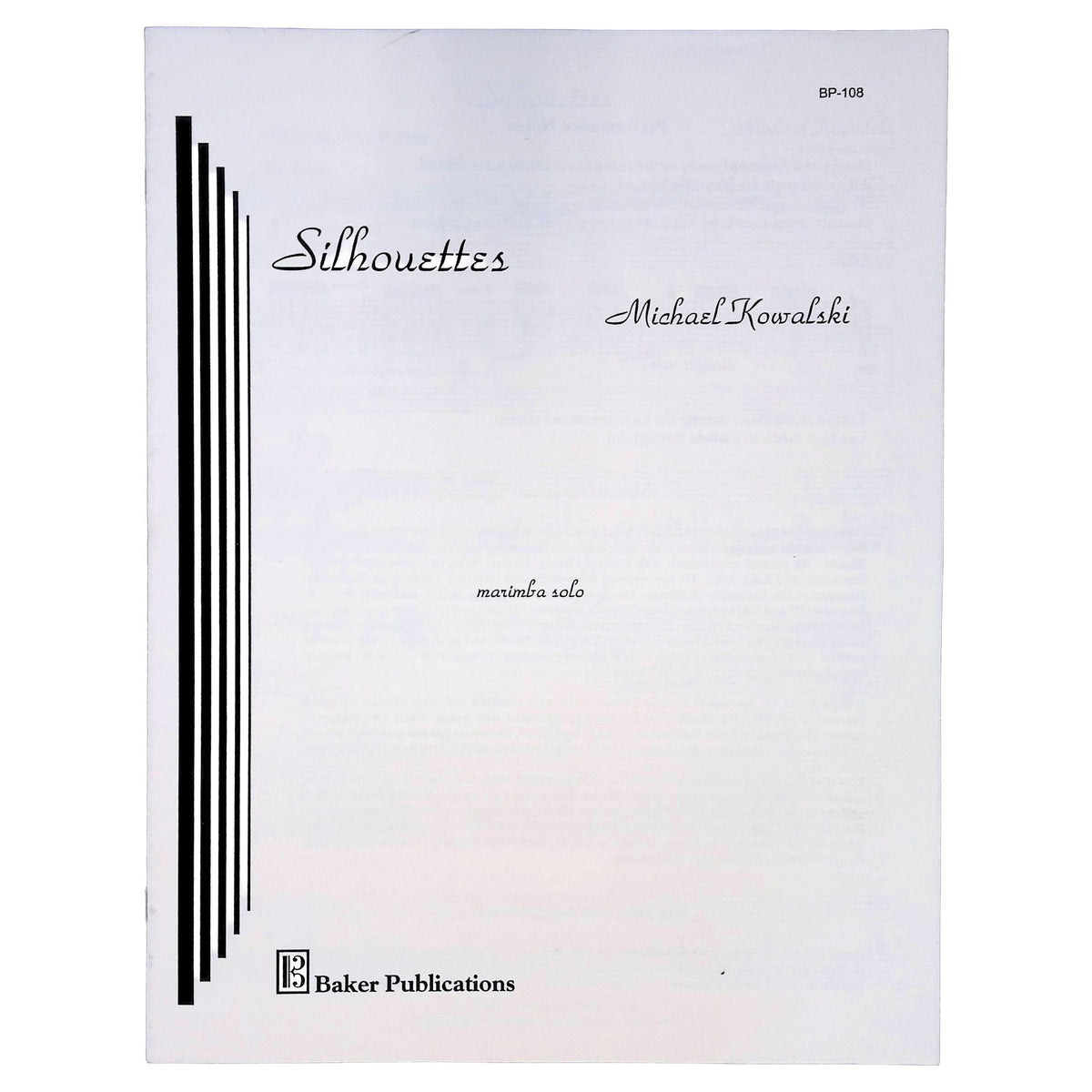Silhouettes by Michael Kowalski Cover Page