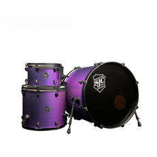SJC Pathfinder 3-Piece Shell Pack Purple Glimmer - 22" Bass Drum PFK322FBPGW