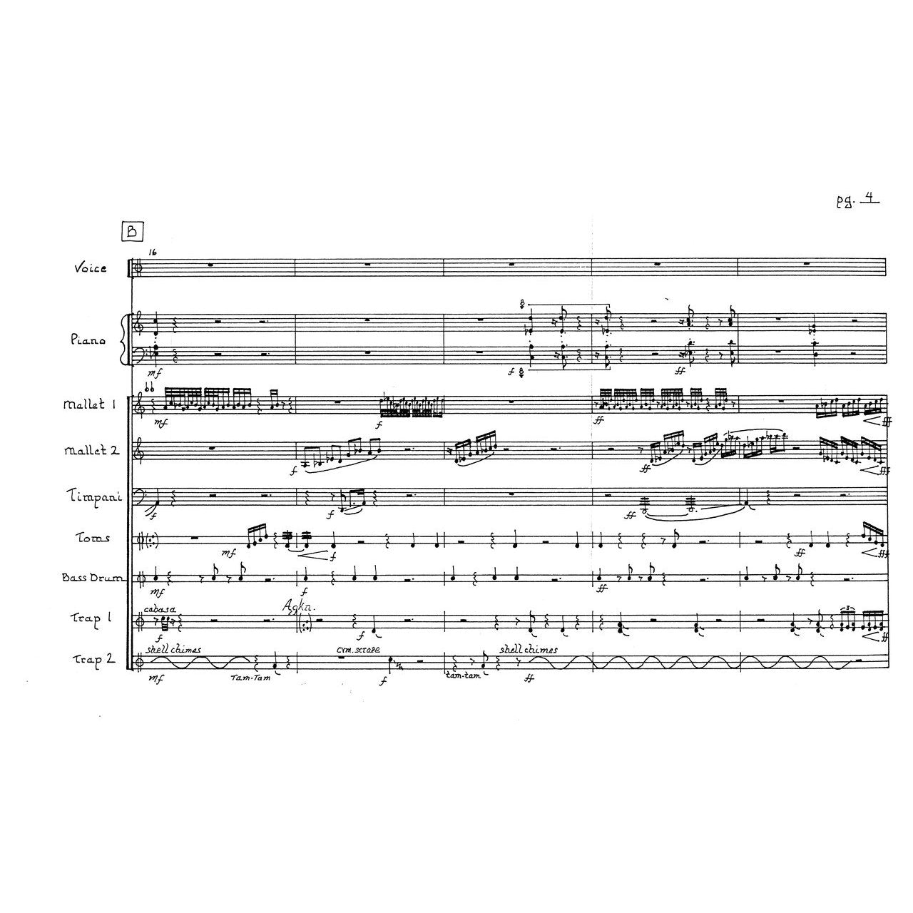 Smith Out from Darkness Score Sample
