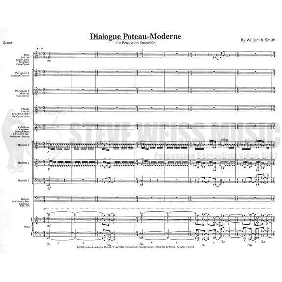 Smith, W.-Dialogue Poteau-Moderne (SP)-B/2V/C/X/3M/4T/P/PN