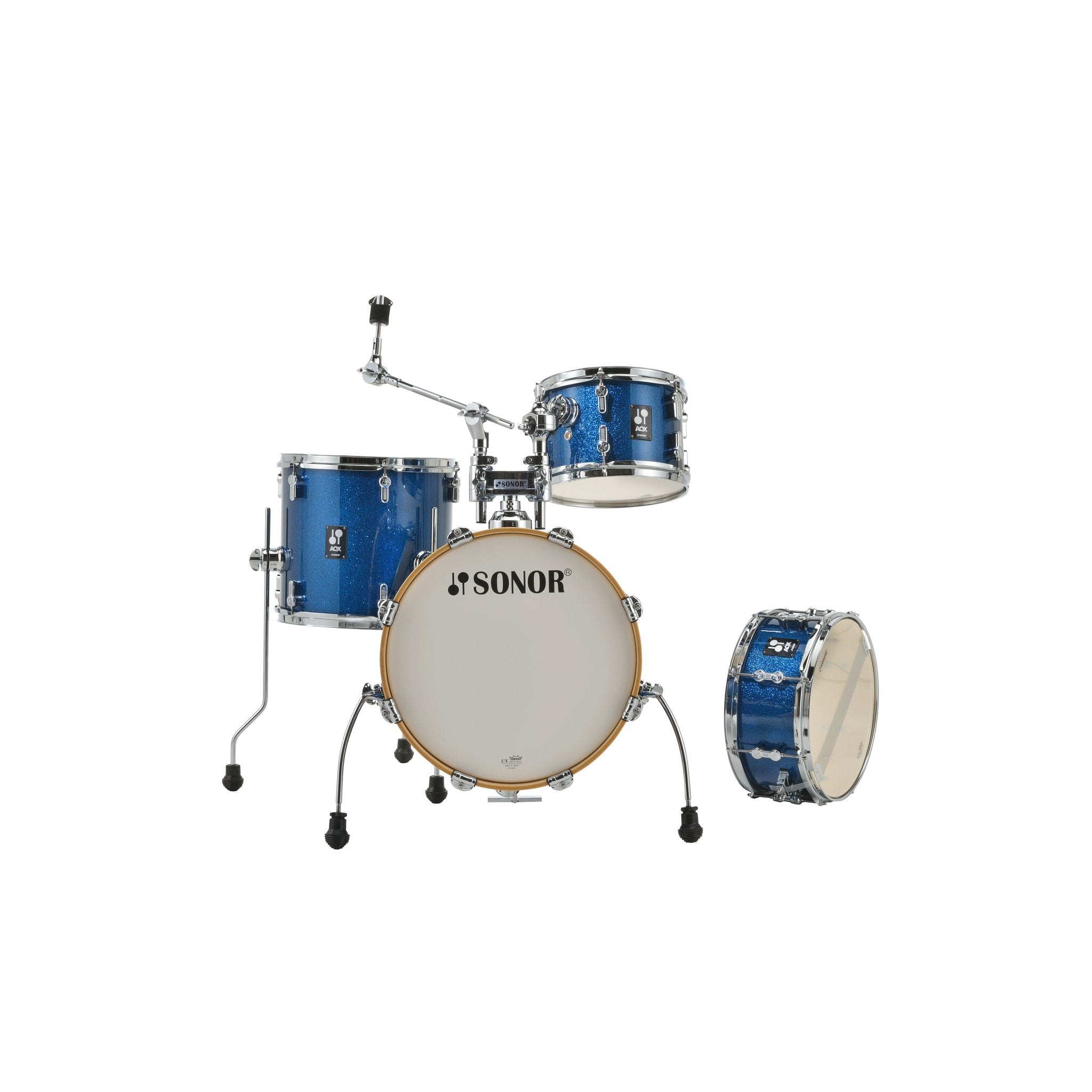 Sonor AQX Jungle Set Blue Ocean Sparkle With Snare Drum