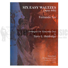 Sor-Six Easy Waltzes Op. 44b arr. Baldridge (SP)-2M