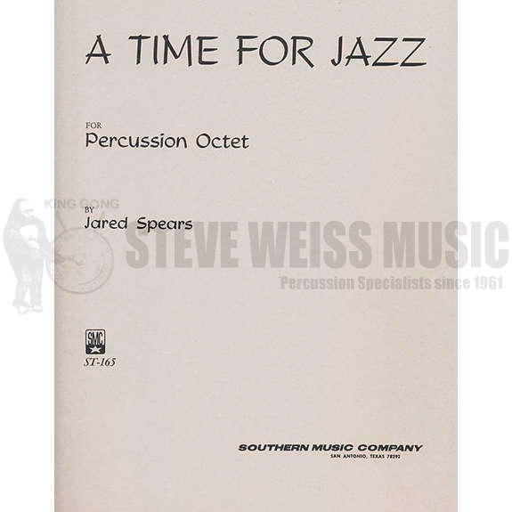 Spears-Time for Jazz, A-P/DS/4T/V/C/M/X/B