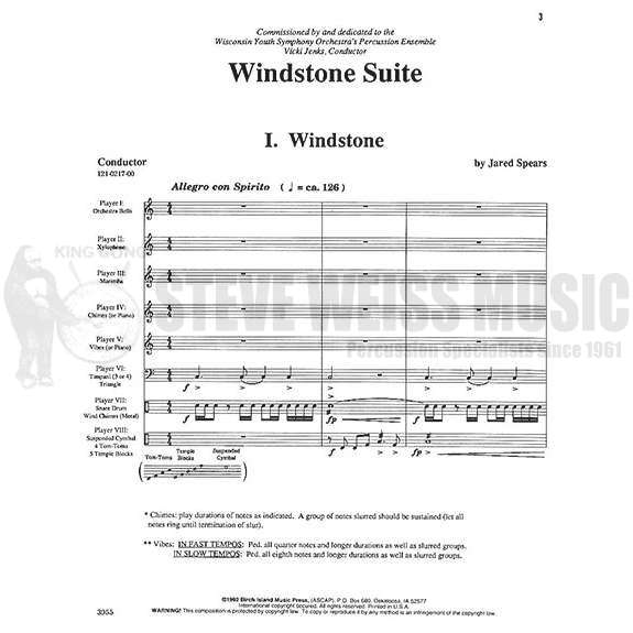 Spears-Windstone Suite-P/B/X/M/C/V/4T