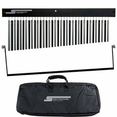 Spectrasound SM-35ZA Mark Tree Bar Chimes with Bag and Dampening Bar - Zebra Aluminium
