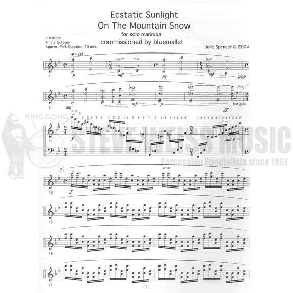 Spencer-Ecstatic Sunlight on the Mountain Snow(Solo)-M