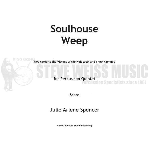 Spencer-Soulhouse Weep (SP)-B/V/2M/Cro./Almgl./Steel dr./P OS